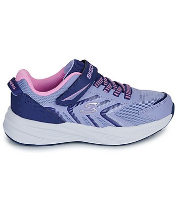 Baskets basses enfant filles Skechers MICROSPEC TREAD Bleu