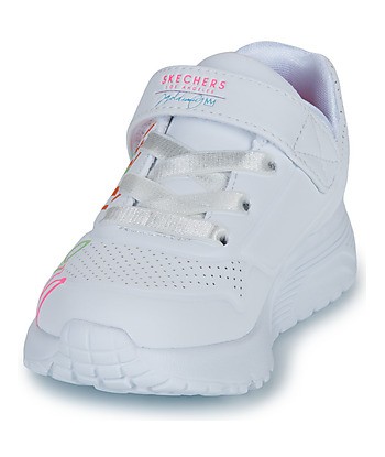 Baskets basses enfant filles Skechers UNO LITE LOVE LEVITATE Blanc
