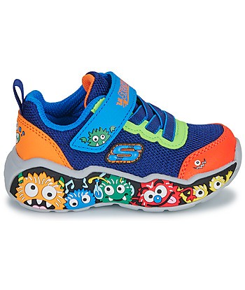 Baskets basses enfant garcons Skechers PLAY SCENE Multicolore