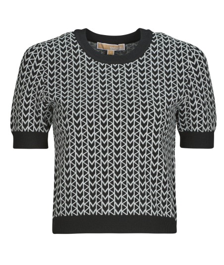 Blouses femmes MICHAEL Michael Kors MK JACQUARD SS CREW Multicolore