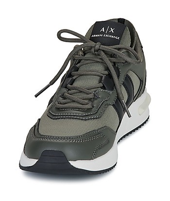 Baskets basses hommes Armani Exchange DUSSELDORF KNIT Kaki