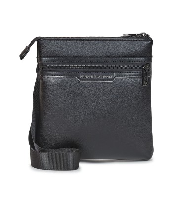 Sacoche hommes Armani Exchange CEDRIC FLAT CROSSBODY Noir