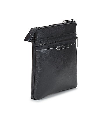 Sacoche hommes Armani Exchange CEDRIC FLAT CROSSBODY Noir