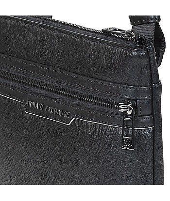 Sacoche hommes Armani Exchange CEDRIC FLAT CROSSBODY Noir