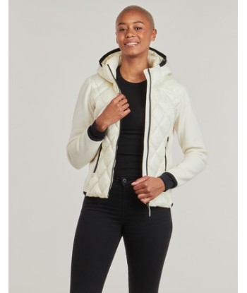 Blouson femmes Superdry TREKKER CLASSIC HOODED JKT Blanc