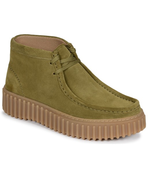 Derbies femmes Clarks Torhill Moss Vert