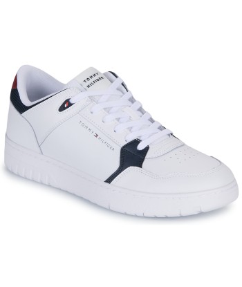 Baskets basses hommes Tommy Hilfiger TH BASKET CORE LITE LTH MIX Blanc