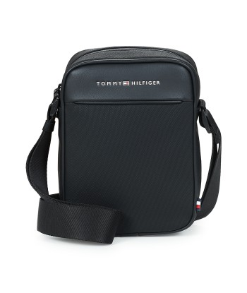 Sacoche hommes Tommy Hilfiger TH FOUNDATION MINI REPORTER Noir