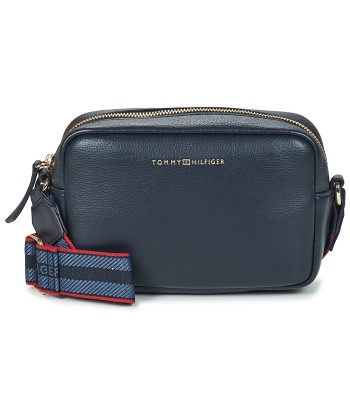 Sac a main femmes Tommy Hilfiger TH LOGOTAPE CAMERA BAG Bleu