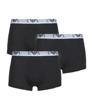 Boxers hommes Emporio Armani 3 PACK TRUNK AF14131 Noir