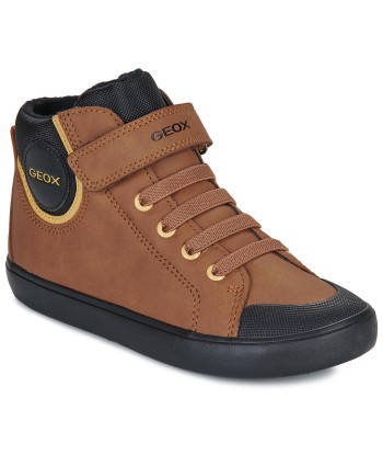 Baskets montantes enfant garcons Geox J GISLI BOY Marron