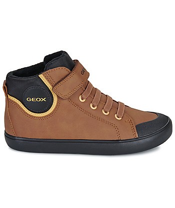 Baskets montantes enfant garcons Geox J GISLI BOY Marron
