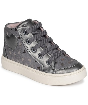 Baskets montantes enfant filles Geox B NASHIK GIRL Gris
