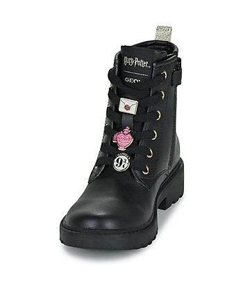 Boots enfant filles Geox J CASEY GIRL HARRY POTTER Noir