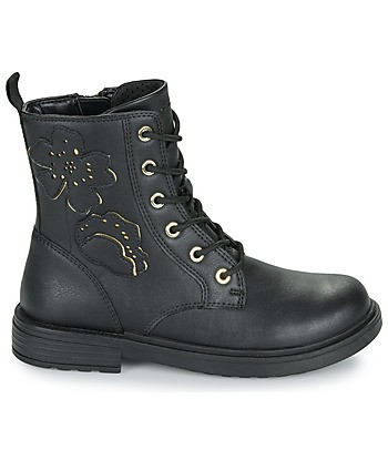 Boots enfant filles Geox J ECLAIR GIRL Noir