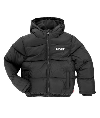 Doudounes enfants garcons Levis HVWT PUFFER WITH LOGO ELAS Noir