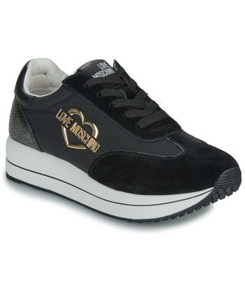 Baskets basses femmes Love Moschino DAILY RUNNING Noir