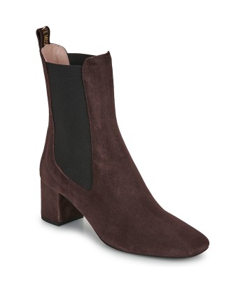 Boots femmes Love Moschino LOOP LOGO Marron