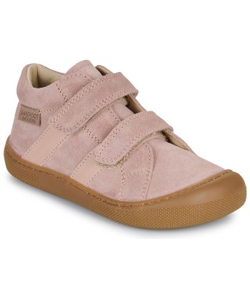 Baskets montantes enfant filles Naturino BAREFOOT SABBY VL SUEDE Rose