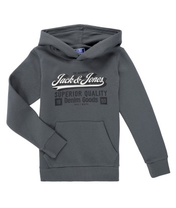 Sweat-shirt enfant garcons Jack & Jones JJELOGO SWEAT HOOD Gris