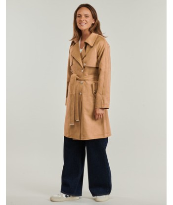 Trench femmes Morgan GSUEDE Beige