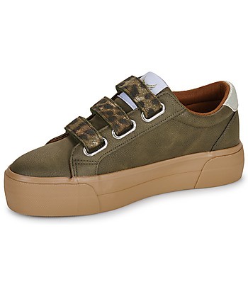 Baskets basses femmes Kaporal CLOVIA Kaki