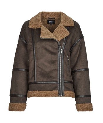 Blouson femmes Only ONLKENDRA LIFE BOND OVERSIZJACKET Marron