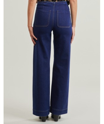 Jeans flare / larges femmes Only ONLMADELINE HW WIDE Bleu