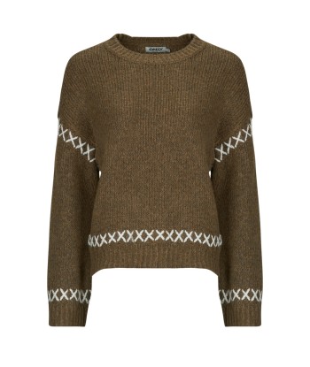 Pull femmes Only ONLAMANDA Marron