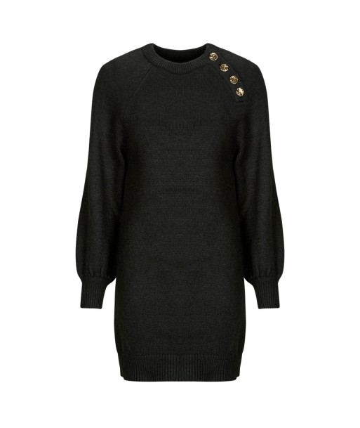 Robe courte femmes Only ONLEMMA LIFE LS BUTTON Noir