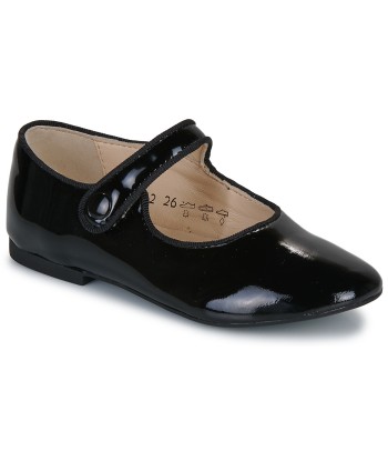 Ballerines enfant filles Pom d'Api DAISY BABY Noir