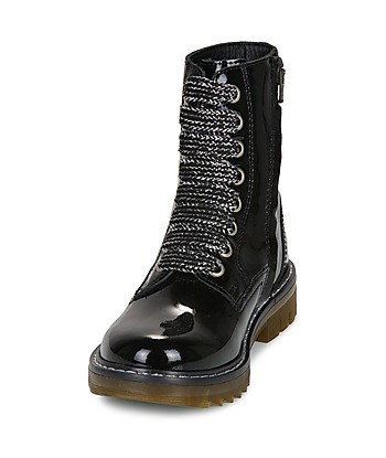 Boots enfant filles Pom d'Api SID RANGER Noir