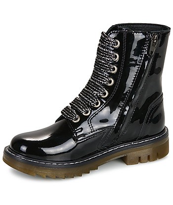 Boots enfant filles Pom d'Api SID RANGER Noir