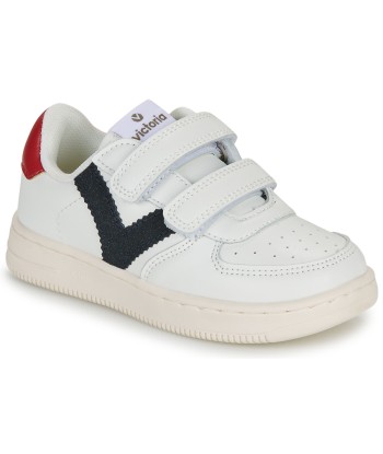 Baskets basses enfant garcons Victoria TIEMPO Blanc