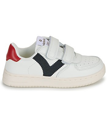 Baskets basses enfant garcons Victoria TIEMPO Blanc