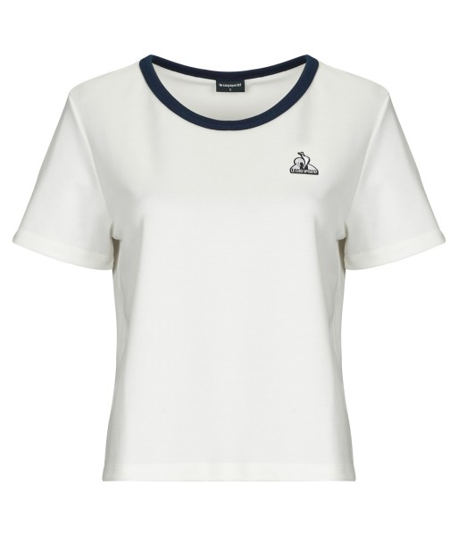 T-shirt femmes Le Coq Sportif HERITAGE SP Tee SS N°1 W Blanc