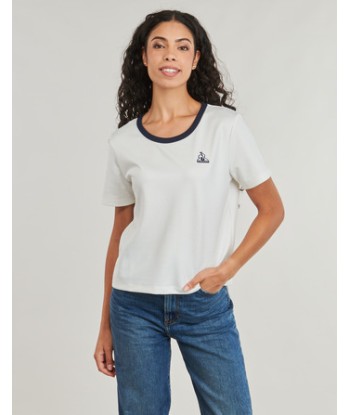 T-shirt femmes Le Coq Sportif HERITAGE SP Tee SS N°1 W Blanc