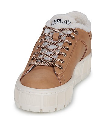 Baskets basses femmes Replay PAULETTE WARM Marron