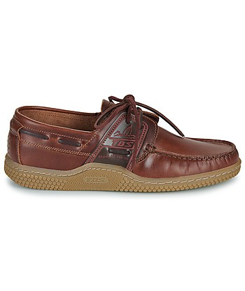 Chaussures bateau hommes TBS GLOBEK Marron