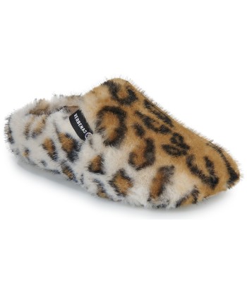 Chaussons femmes Verbenas YORK FUR LEO Marron