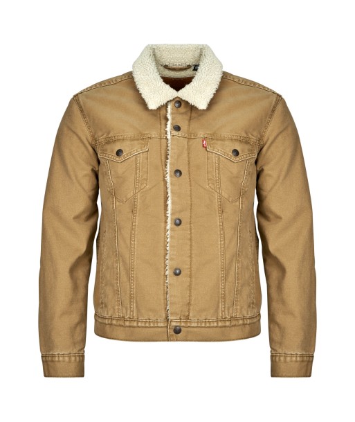 Veste hommes Levis TYPE 3 SHERPA TRUCKER Beige