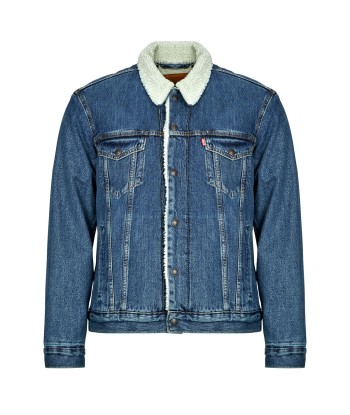 Veste hommes Levis TYPE 3 SHERPA TRUCKER Bleu