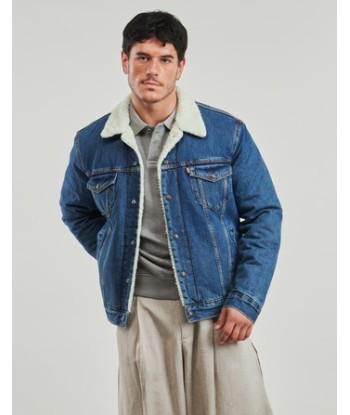Veste hommes Levis TYPE 3 SHERPA TRUCKER Bleu