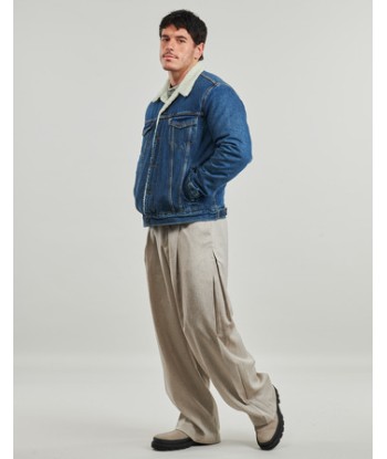 Veste hommes Levis TYPE 3 SHERPA TRUCKER Bleu