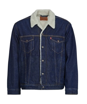 Veste hommes Levis TYPE 3 SHERPA TRUCKER Marine