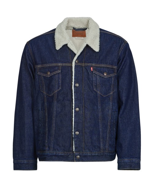 Veste hommes Levis TYPE 3 SHERPA TRUCKER Marine