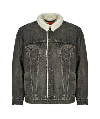 Veste hommes Levis RELAXED FIT SHERPA TRKR Noir