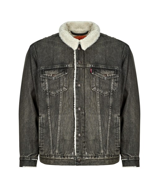 Veste hommes Levis RELAXED FIT SHERPA TRKR Noir