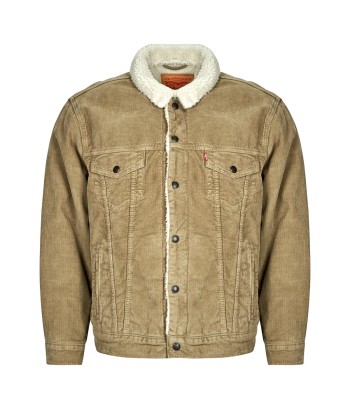 Veste hommes Levis RELAXED FIT SHERPA TRKR Beige