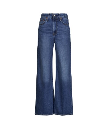 Jeans flare / larges femmes Levis RIBCAGE WIDE LEG H223 Bleu
